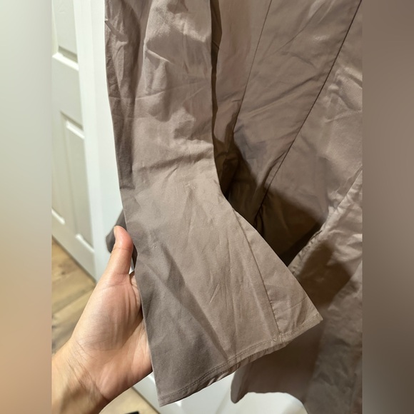 House of cb carlina mocha long sleeve mini dress size small *flaw* read desc. - Picture 15 of 16